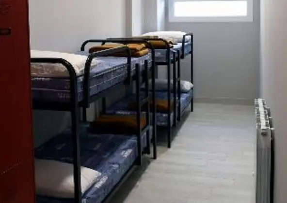 Bed in dormitory