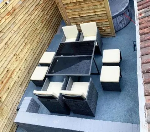 Deluxe Apart Daire, Özel Banyo, Bahçe Manzaralı (Hottub  )
