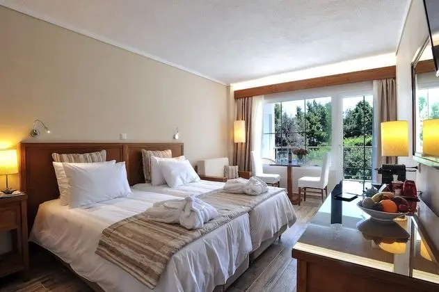 Standard Tek Büyük Yataklı Oda, 2 Tek Kişilik Yatak, Balkon, Bahçe Manzaralı