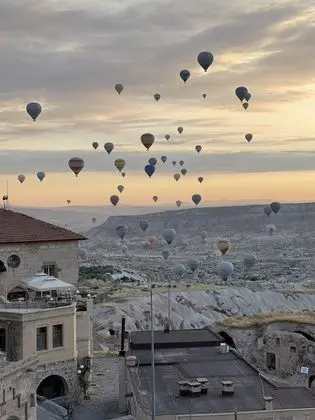 Panoramic Tek Büyük Yataklı Oda, Balkon, Vadi Manzaralı