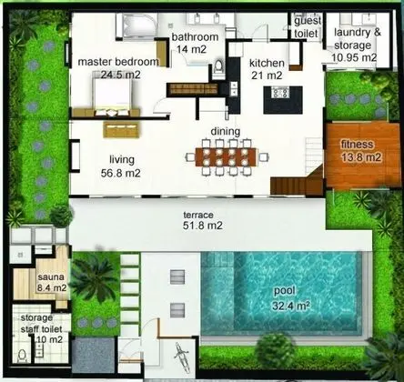 Family Villa, 4 Yatak Odası