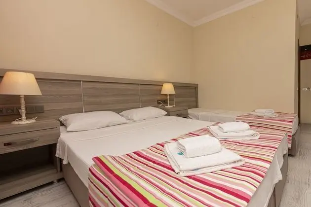 Deluxe Üç Kişilik Oda, Birden Çok Yatak, Bahçe Manzaralı