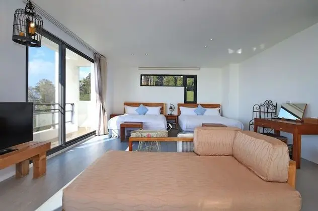 Deluxe Dört Kişilik Oda, 2 Büyük (Queen) Boy Yatak, Balkon
