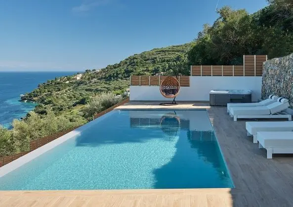 Luxury Stüdyo Süit, Kişiye Özel Havuzlu, Deniz Manzaralı (Feather)