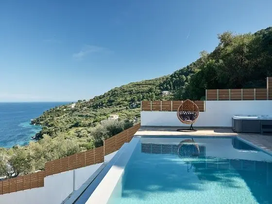 Luxury Stüdyo Süit, Kişiye Özel Havuzlu, Deniz Manzaralı (Feather)