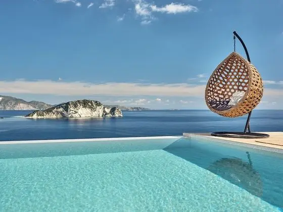 Luxury Stüdyo Süit, Kişiye Özel Havuzlu, Deniz Manzaralı (Feather)