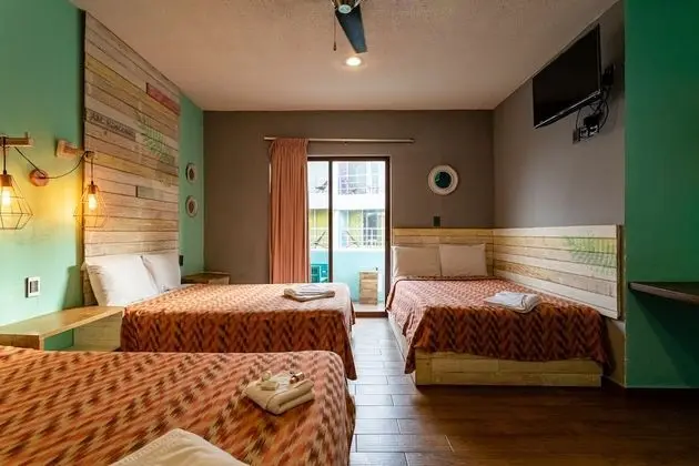 Oda, Birden Çok Yatak, Balkon, Şehir Manzaralı