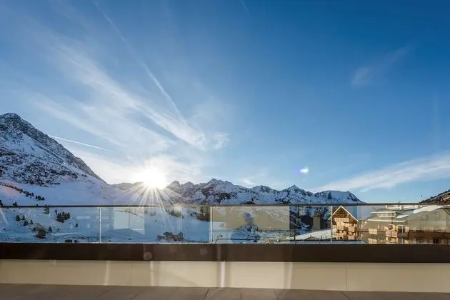 Premium Apart Daire, 1 Yatak Odası, Balkon, Dağ Manzaralı (40m²)