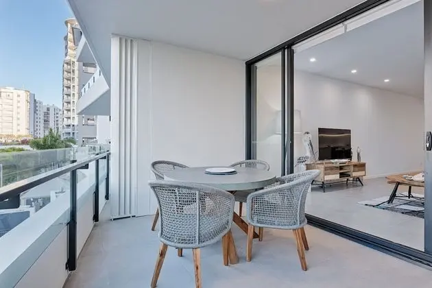 Deluxe Apart Daire, 2 Yatak Odası, Kısmi Deniz Manzarası