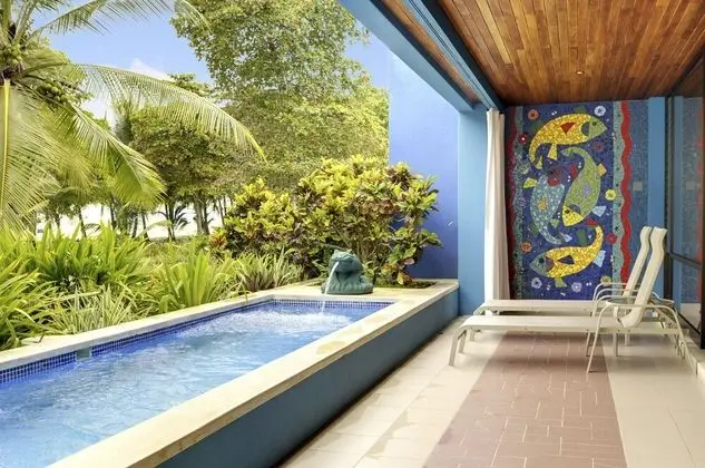 Deluxe Beachfront Villa 1 King Bed plus