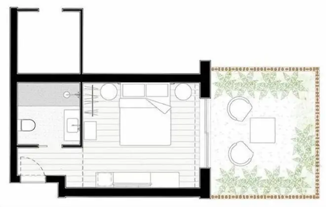 Superior Tek Büyük veya İki Ayrı Yataklı Oda, 1 En Büyük (King) Boy Yatak, Avlu Manzaralı