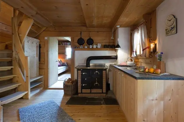 Traditional Dağ Evi, 1 En Büyük (King) Boy Yatak, Balkon, Dağ Manzaralı (Alpetta)