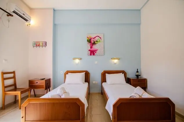 Standard İki Ayrı Yataklı Oda, 2 Tek Kişilik Yatak, Balkon, Dağ Manzaralı