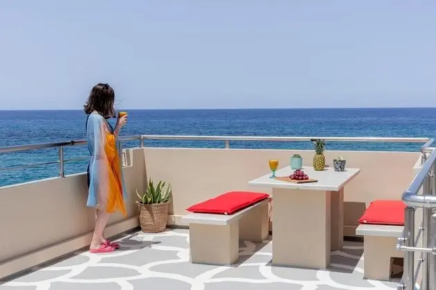 Family Apart Daire, Deniz Manzaralı (Private Roof Terrace)