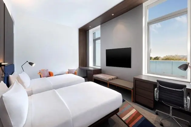 aloft, Oda, 2 Tek Kişilik Yatak, Sigara İçilmez