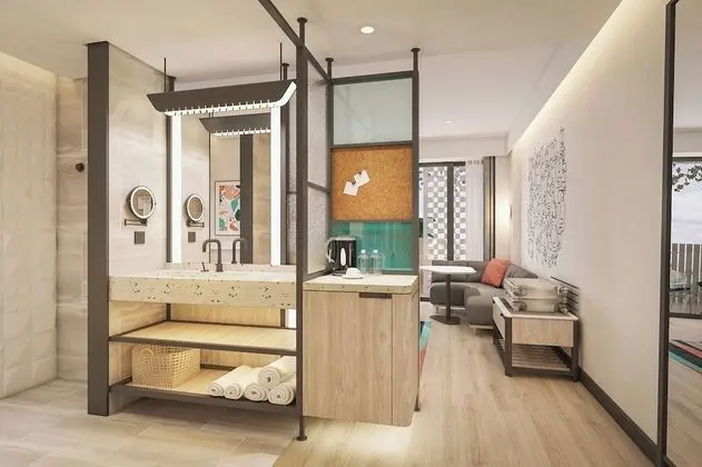 aloft, Oda, 2 Çift Kişilik Yatak, Sigara İçilmez, Havuz Manzaralı