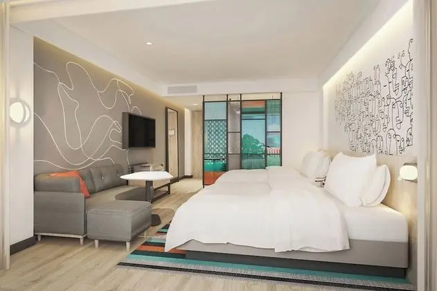 aloft, Oda, 2 Çift Kişilik Yatak, Sigara İçilmez, Havuz Manzaralı