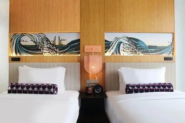 aloft, Oda, 2 Tek Kişilik Yatak, Sigara İçilmez, Havuz Kullanımı