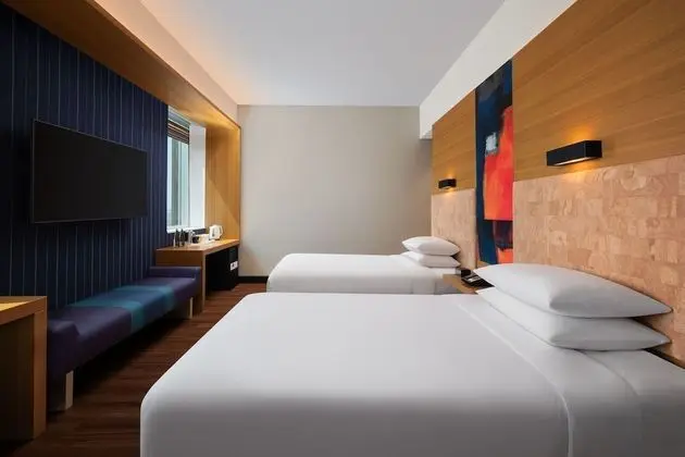 aloft, Oda, 2 Tek Kişilik Yatak, Sigara İçilmez, Şehir Manzaralı