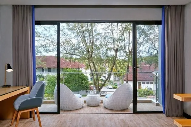 Oda, 2 Tek Kişilik Yatak, Balkon, Bahçe Manzaralı