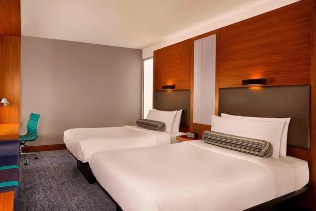 aloft, Oda, 2 Tek Kişilik Yatak