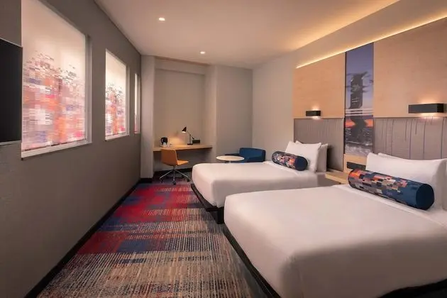 aloft, Oda, 2 Tek Kişilik Yatak, Sigara İçilmez