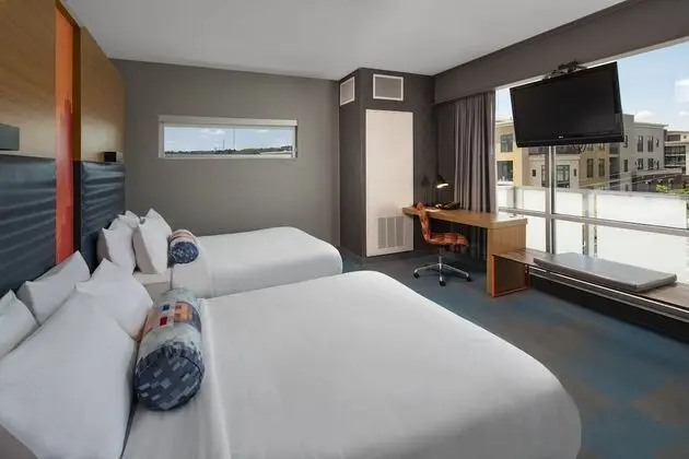 aloft, Oda, 2 Büyük (Queen) Boy Yatak, Balkon, Şehir Manzaralı