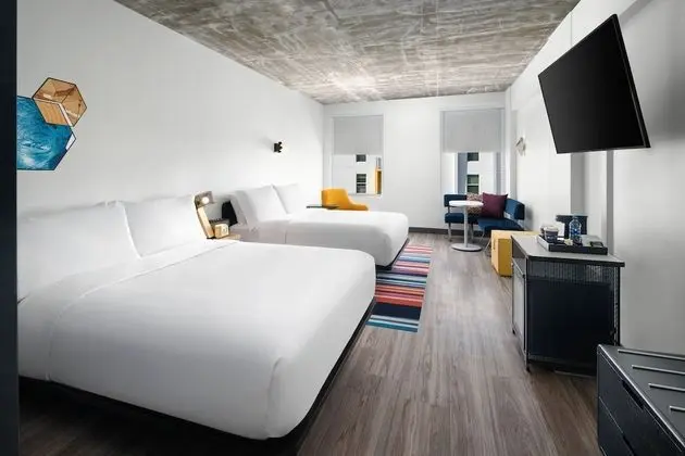 aloft, Oda, 2 Büyük (Queen) Boy Yatak, Sigara İçilmez, Şehir Manzaralı