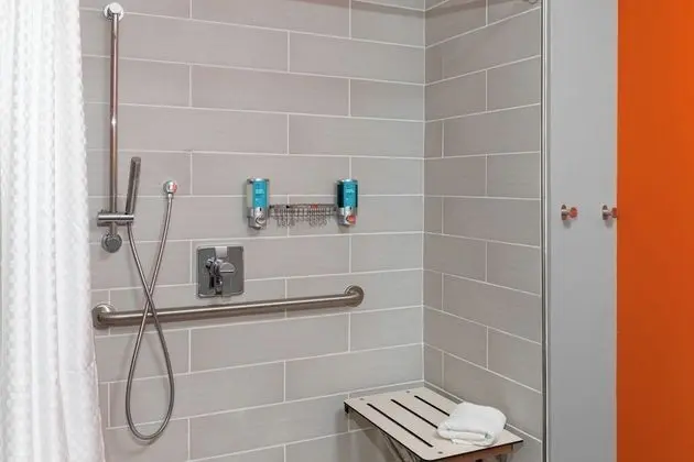 Oda, 2 Büyük (Queen) Boy Yatak (Mobility Accessible, Roll-In Shower)