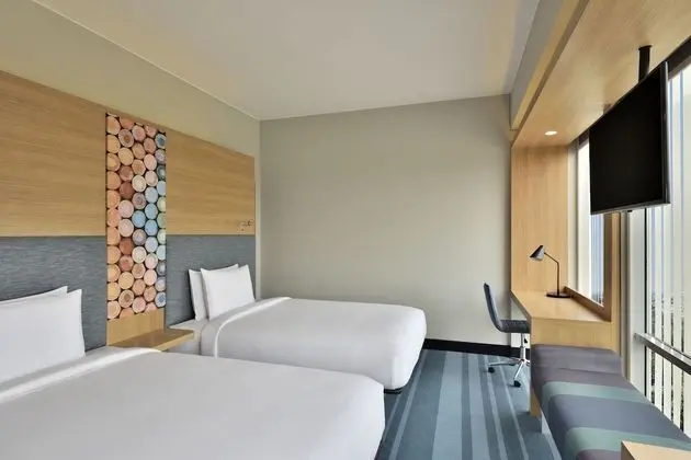 aloft, Oda, 2 Tek Kişilik Yatak, Sigara İçilmez, Havuz Manzaralı