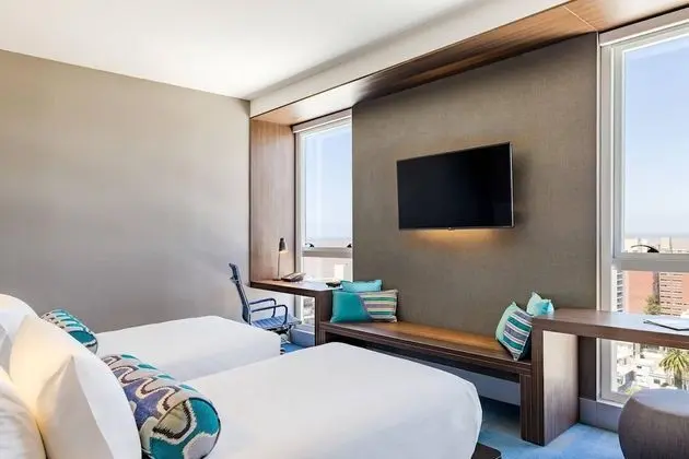 aloft, Oda, 2 Tek Kişilik Yatak, Şehir Manzaralı