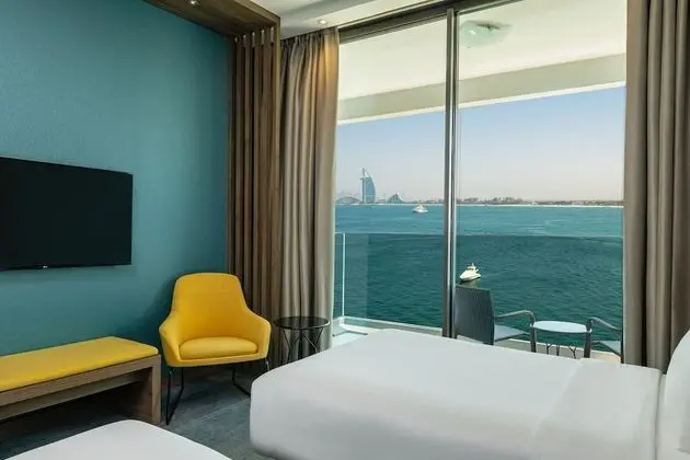 aloft, Oda, 2 Tek Kişilik Yatak, Balkon, Deniz Manzaralı