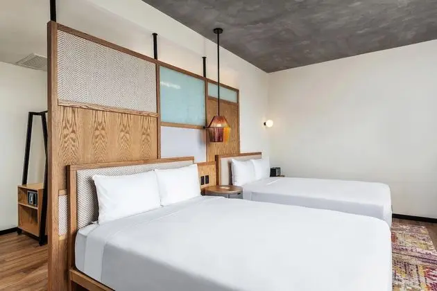 aloft, Oda, 2 Çift Kişilik Yatak, Sigara İçilmez, Şehir Manzaralı