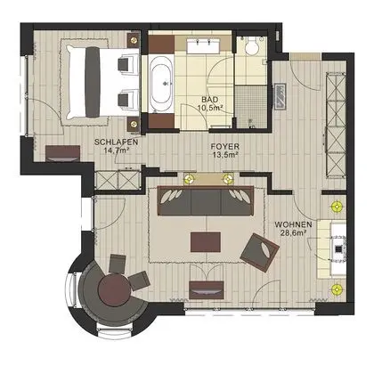 Süit, Balkon, Dağ Manzaralı