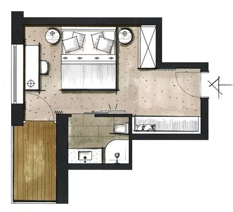 Classic Tek Büyük Yataklı Oda