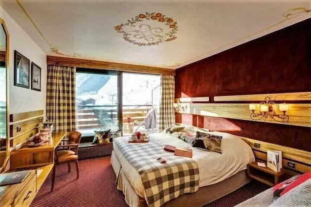 Tek Büyük Yataklı Oda, 1 Çift Kişilik veya 2 Tek Kişilik Yatak (Slopes view)