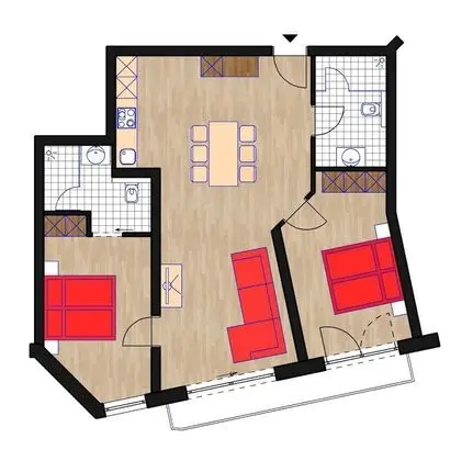 Deluxe Apart Daire