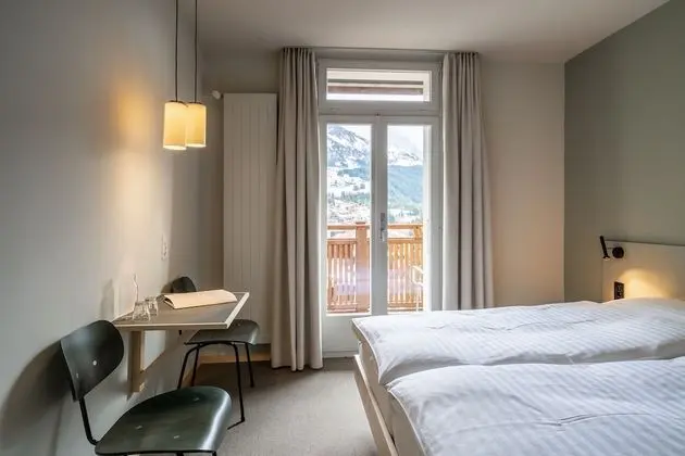 Panoramic Tek Büyük Yataklı Oda, Balkon, Dağ Manzaralı
