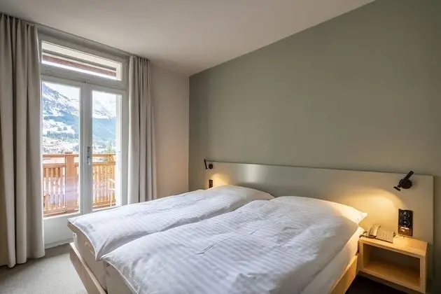 Panoramic Tek Büyük Yataklı Oda, Balkon, Dağ Manzaralı