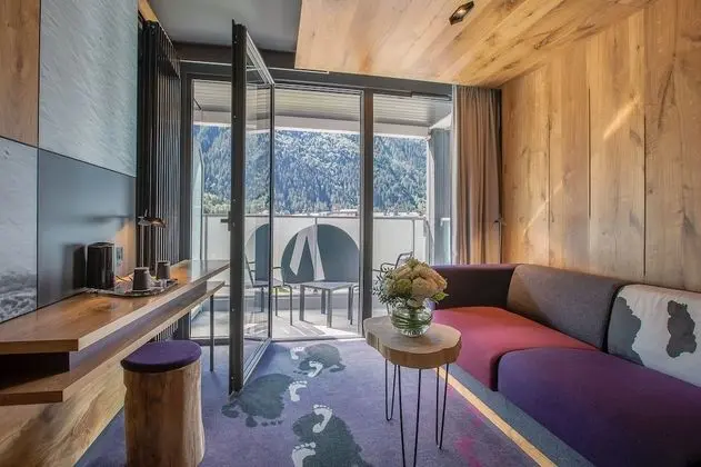 Superior Oda, Balkon, Dağ Manzaralı (Mont Blanc)