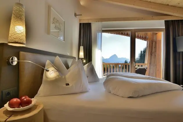 Panoramic Tek Büyük Yataklı Oda, 1 Çift Kişilik Yatak ve Çekyat, Balkon, Dağ Manzaralı