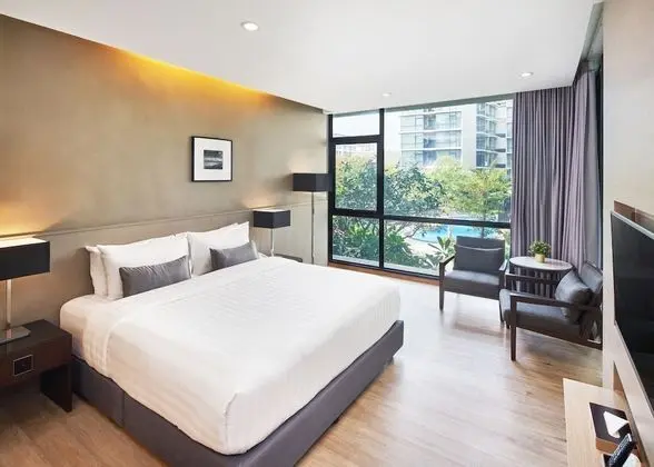 Deluxe Pool View Room with Kitchenette