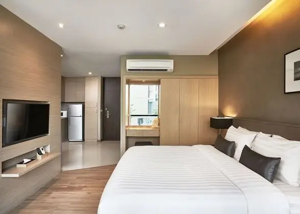 Deluxe Pool View Room with Kitchenette