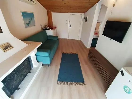 Deluxe Çatı Katı (Loft), 1 Yatak Odası, Şömine, Deniz Manzaralı