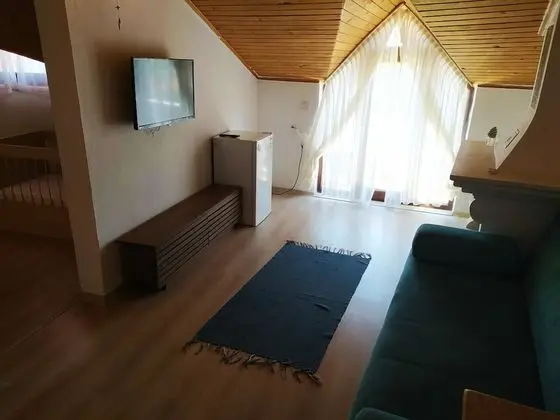 Deluxe Çatı Katı (Loft), 1 Yatak Odası, Şömine, Deniz Manzaralı