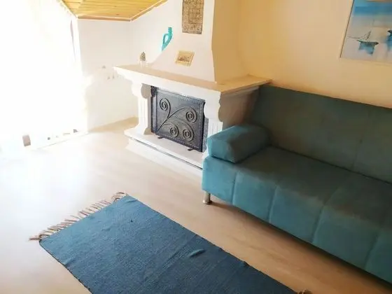 Deluxe Çatı Katı (Loft), 1 Yatak Odası, Şömine, Deniz Manzaralı