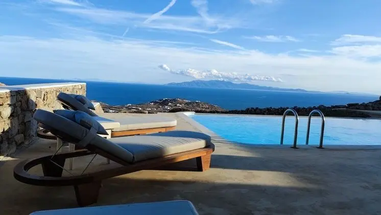 Executive Süit, 2 Yatak Odası, Kişiye Özel Havuzlu, Deniz Manzaralı (Nike)