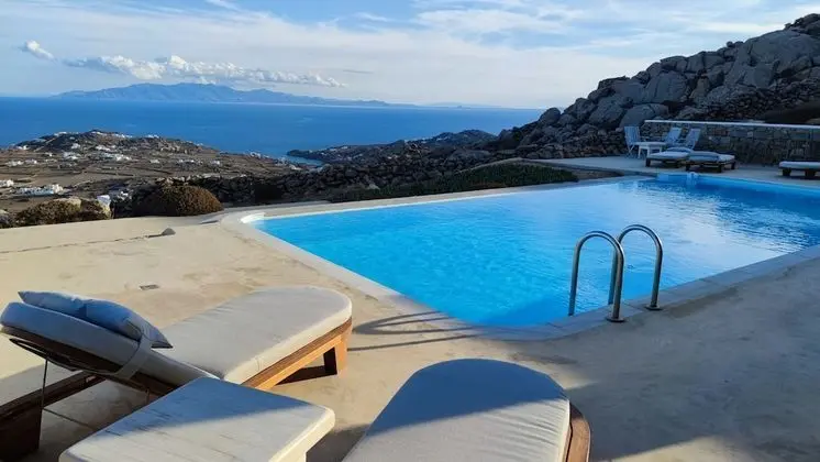 Executive Süit, 2 Yatak Odası, Kişiye Özel Havuzlu, Deniz Manzaralı (Nike)