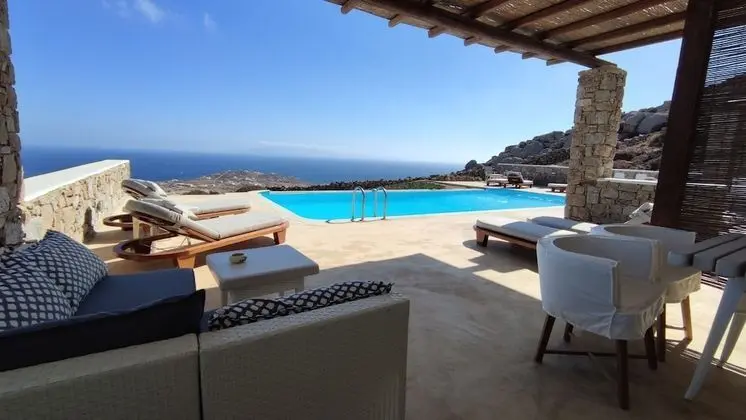 Executive Süit, 2 Yatak Odası, Kişiye Özel Havuzlu, Deniz Manzaralı (Nike)