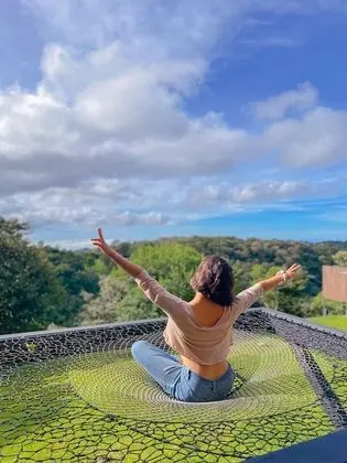 A-Frame in the Forest with Hot Tub, Fireplace and Mountain Views